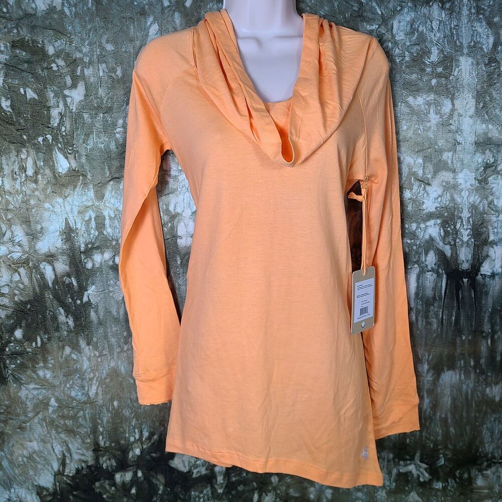 SATVA Hamsa Hoodie cream cycle orange Organic Material size small 4 6